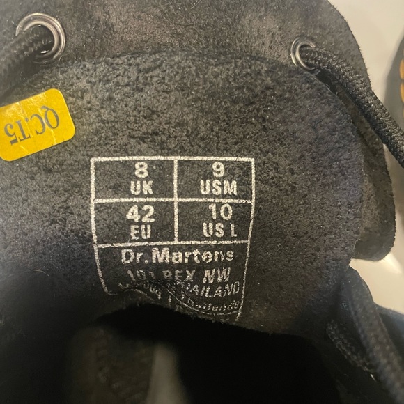 Dr Martens 101 Bex Lace Cover Ankle Boots Size 10W - Picture 8 of 8